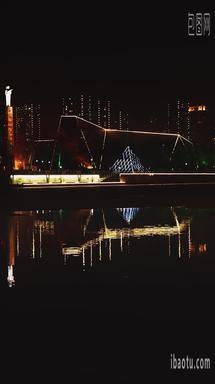 天津地标少年宫夜景建筑设计